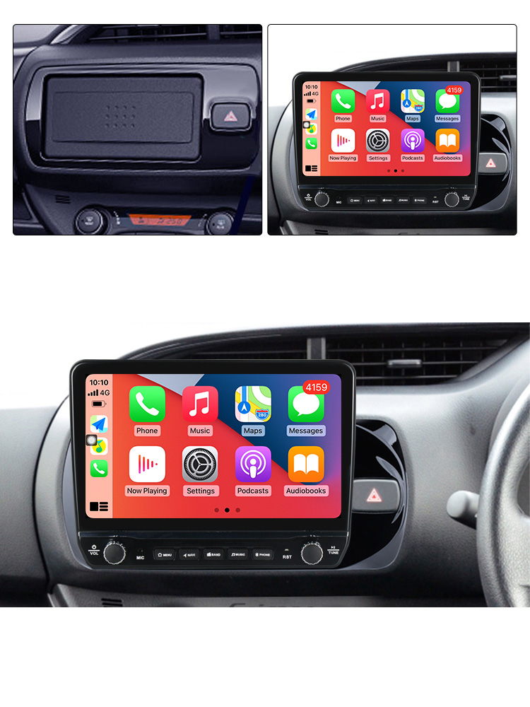 Navigatie dedicata Vitz 2016-2020 cu butoane rotative model 2024, 9 Inch, 2GB RAM 32GB ROM, Quadcore, Android 13, WiFi, Bluetooth, Magazin Play [4]