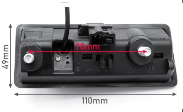 Camera marsarier NAVI-IT AHD 720p AHD compatibil cu Audi/VW/Passat/Tiguan/Golf/Touran/Jetta/Sharan/Touareg Audi Q3/5 pentru manerul de portbagaj [2]