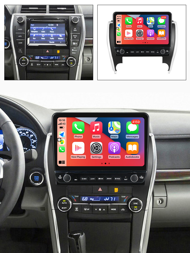 Navigatie dedicata Camry 2014-2017 cu butoane rotative model 2024, 10 Inch, 2GB RAM 32GB ROM, Quadcore, Android 13, WiFi, Bluetooth, Magazin Play [4]