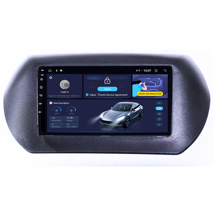 (Resigilata) Navigatie dedicata Fiat Fiorino 2008/Citroen Nemo/Peugeot Bipper, 2GB RAM 32GB ROM, Quad Core, Display 10" IPS Full HD, Carplay, Android 13, Bluetooth, Magazin Play, Suport AHD [6]