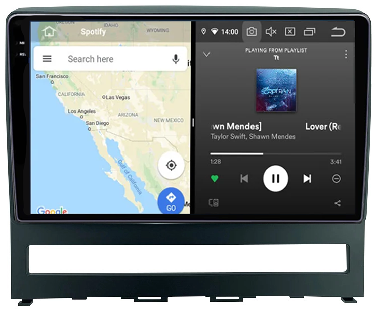 Navigatie dedicata Fiat Perla 2009+, 12GB RAM 256GB ROM, Android 13, Rezolutie 2K, Display QLED, 9", DSP, Carplay, Android Auto, Internet, Youtube, Waze, Wi Fi, USB [4]