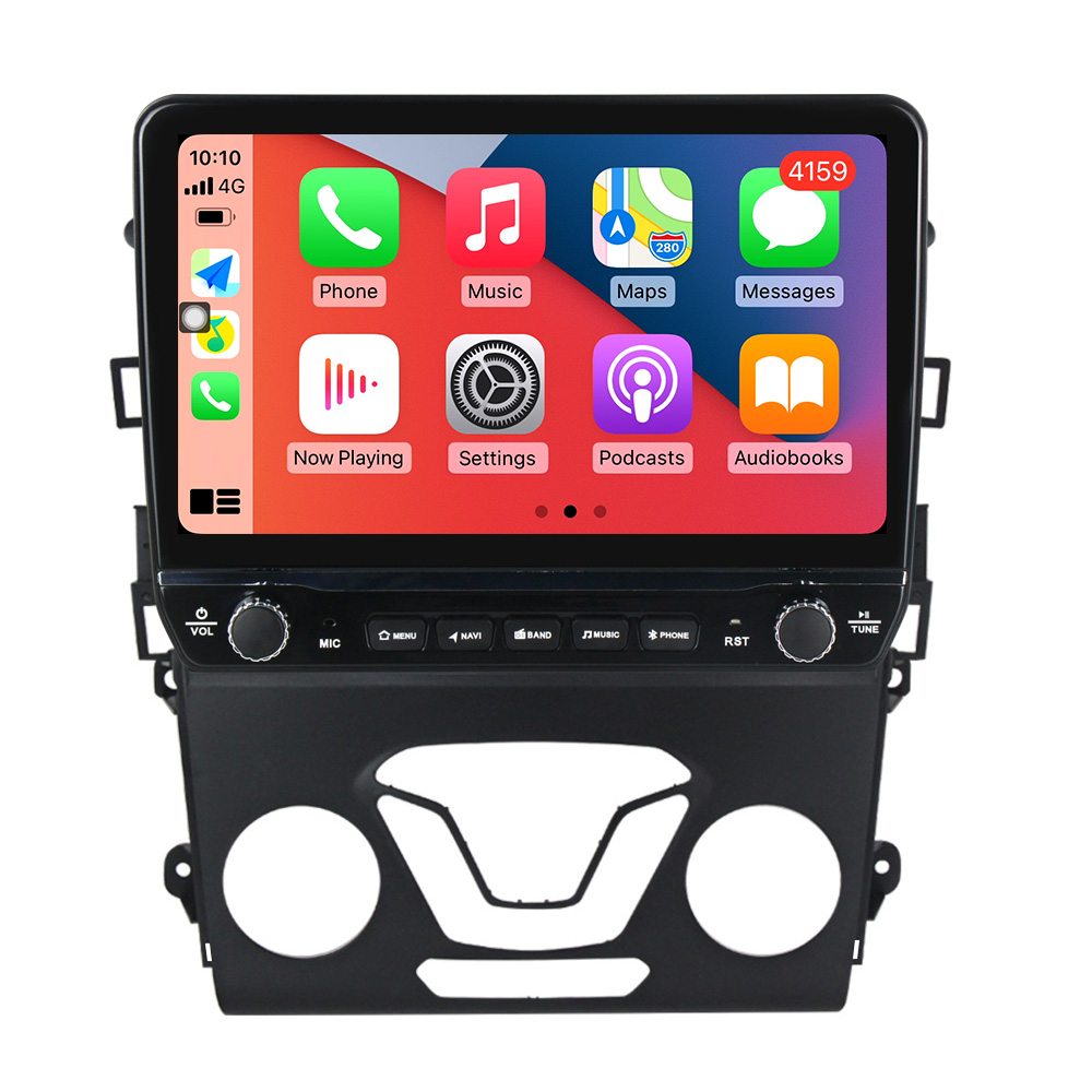 Navigatie dedicata Mondeo 2014-2019 cu butoane rotative model 2024, 4 GB RAM 64 ROM, Quadcore, Android 13, Display QLED, 9", DSP, Carplay, Android Auto, Internet, Youtube , Waze , WI-FI [1]
