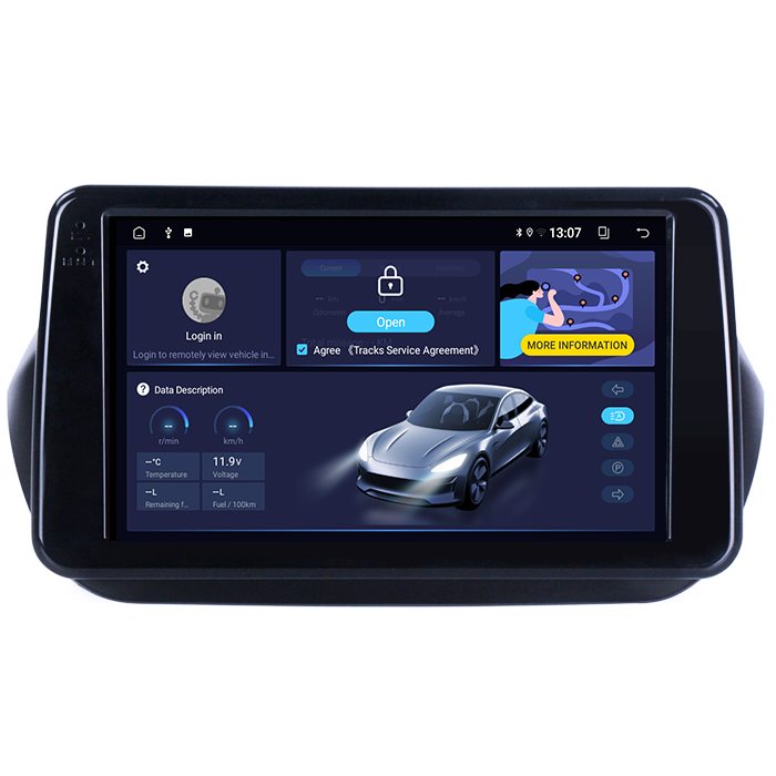 (Resigilata) Navigatie dedicata Fiat Qubo 2008-2017, 2GB RAM 32GB ROM, Quad Core, Display 9" IPS Full HD, Carplay, Android 13, Bluetooth, Magazin Play, Suport camere AHD [8]