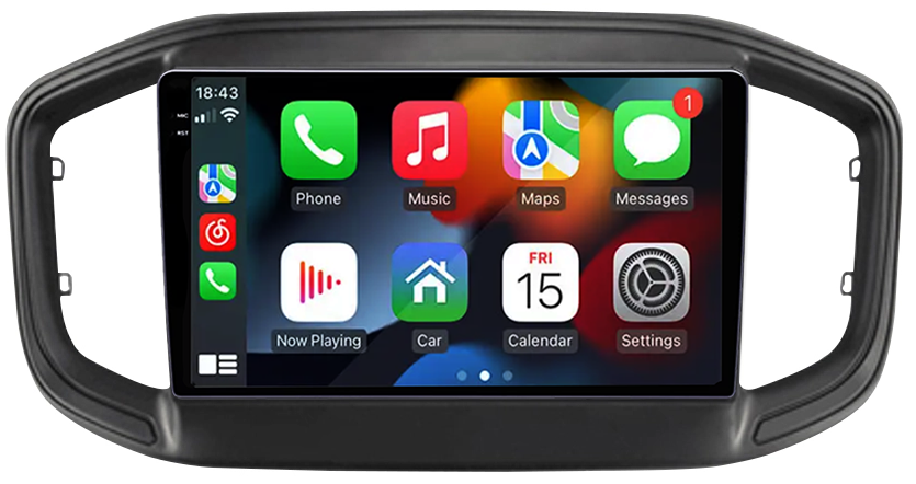 Navigatie dedicata Fiat Strada 2020-2021, 12GB RAM 256GB ROM, Android 13, Rezolutie 2K, Display QLED, 9", DSP, Carplay, Android Auto, Internet, Youtube, Waze, Wi Fi, USB [3]