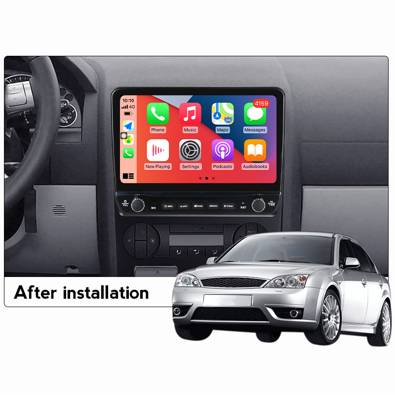 Navigatie dedicata Mondeo 2000-2007 cu butoane rotative model 2024, 9 Inch, 2GB RAM 32GB ROM, Quadcore, Android 13, WiFi, Bluetooth, Magazin Play [2]