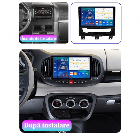 (Resigilata) Navigatie dedicata Fiat Strada Idea 2012-2016, 2GB RAM 32GB ROM, Quad Core, Display 9" IPS Full HD, Carplay, Android 13, Bluetooth, Magazin Play, Suport camere AHD [5]