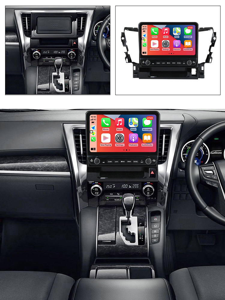 Navigatie dedicata Alphard 2015-2020 cu butoane rotative model 2024, 10 Inch, 2GB RAM 32GB ROM, Quadcore, Android 13, WiFi, Bluetooth, Magazin Play [3]