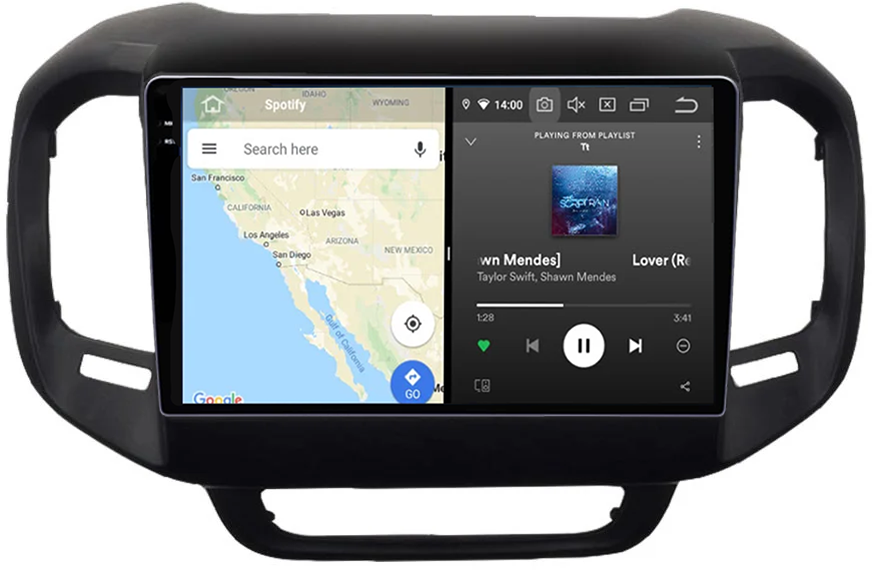 Navigatie dedicata FIAT Toro 2017-2020, 12GB RAM 256GB ROM, Android 13, Rezolutie 2K, Display QLED, 9", DSP, Carplay, Android Auto, Internet, Youtube, Waze, Wi Fi, USB [6]