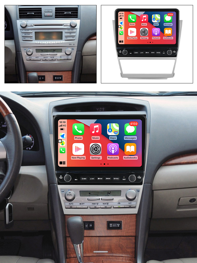 Navigatie dedicata Camry 2007-2011 cu butoane rotative model 2024, 10 Inch, 2GB RAM 32GB ROM, Quadcore, Android 13, WiFi, Bluetooth, Magazin Play [4]