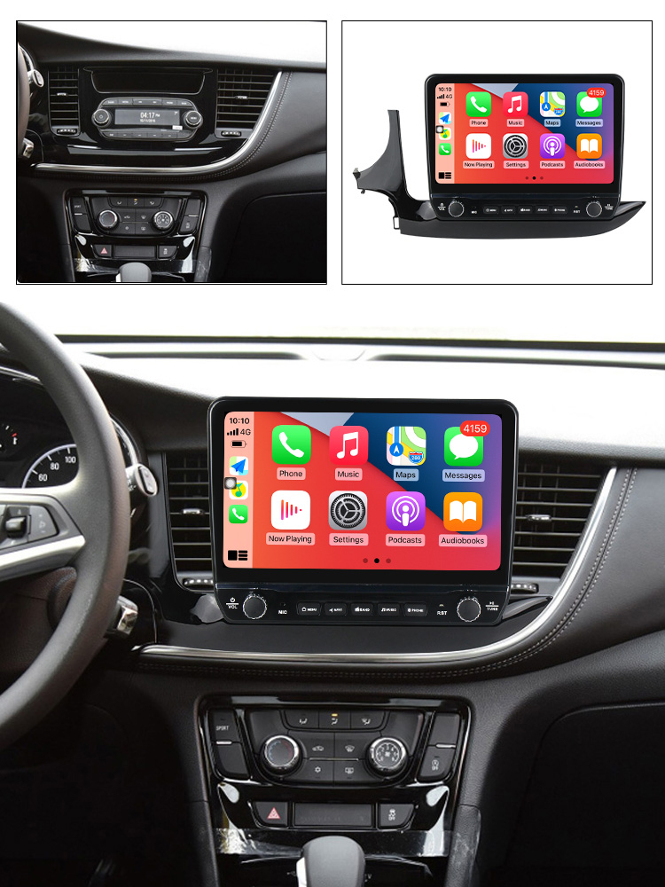 Navigatie dedicata Encore 2016-2018 cu butoane rotative model 2024, 9 Inch, 2GB RAM 32GB ROM, Quadcore, Android 13, WiFi, Bluetooth, Magazin Play [4]