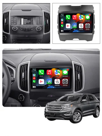 Navigatie dedicata Ford Edge 2015-2018, 12GB RAM 256GB ROM, Android 13, Rezolutie 2K, Display QLED, 9", DSP, Carplay, Android Auto, Internet, Youtube, Waze, Wi Fi, USB [5]