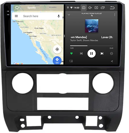 Navigatie dedicata Ford Escape 2007-2012, 12GB RAM 256GB ROM, Android 13, Rezolutie 2K, Display QLED, 9", DSP, Carplay, Android Auto, Internet, Youtube, Waze, Wi Fi, USB [3]