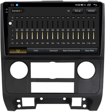 Navigatie dedicata Ford Escape 2007-2012, 12GB RAM 256GB ROM, Android 13, Rezolutie 2K, Display QLED, 9", DSP, Carplay, Android Auto, Internet, Youtube, Waze, Wi Fi, USB [4]