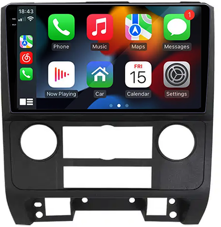 Navigatie dedicata Ford Escape 2007-2012, 12GB RAM 256GB ROM, Android 13, Rezolutie 2K, Display QLED, 9", DSP, Carplay, Android Auto, Internet, Youtube, Waze, Wi Fi, USB [2]