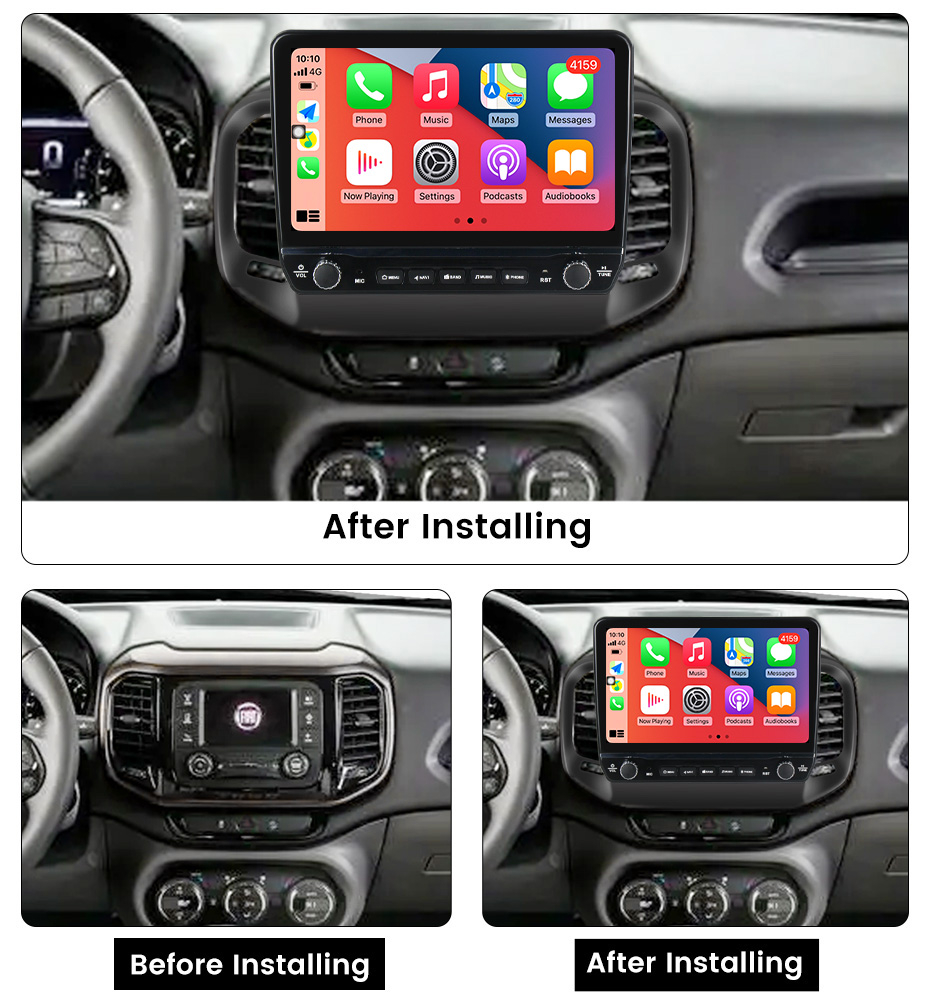 Navigatie dedicata Toro 2017-2020 cu butoane rotative model 2024, 9 Inch, 2GB RAM 32GB ROM, Quadcore, Android 13, WiFi, Bluetooth, Magazin Play [5]