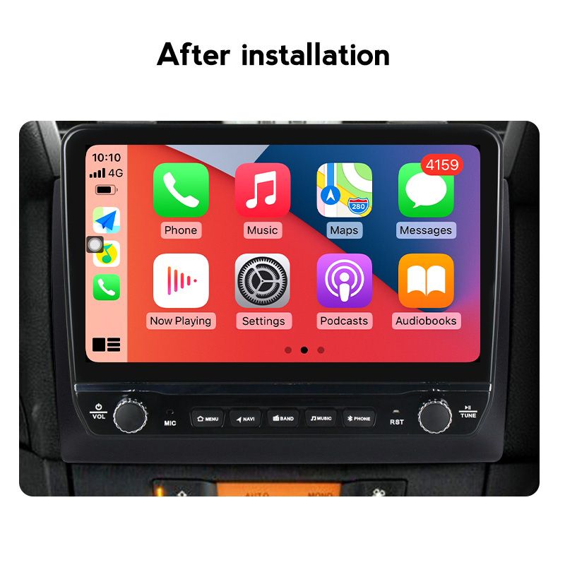 Navigatie dedicata Stilo 2010 cu butoane rotative model 2024, 4 GB RAM 64 ROM, Quadcore, Android 13, Display QLED, 9", DSP, Carplay, Android Auto, Internet, Youtube , Waze , WI-FI [3]