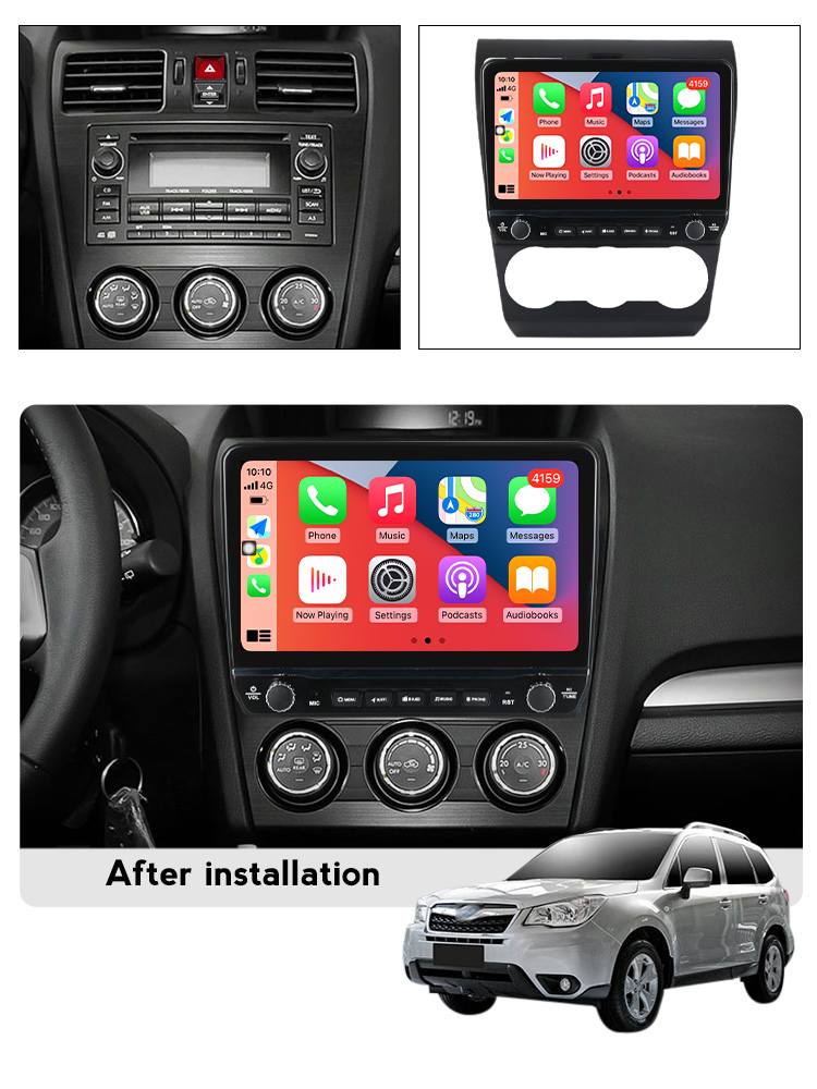 Navigatie dedicata Forester 2013-2014 cu butoane rotative model 2024, 9 Inch, 2GB RAM 32GB ROM, Quadcore, Android 13, WiFi, Bluetooth, Magazin Play [4]