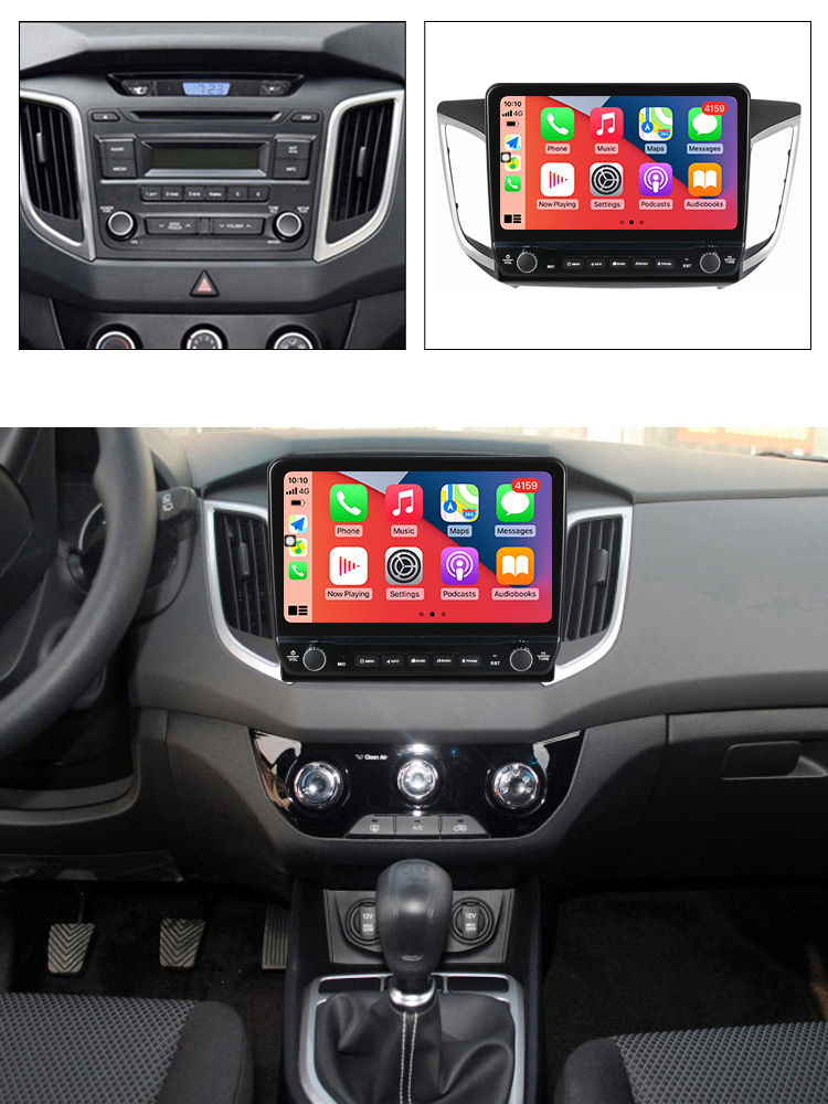 Navigatie dedicata IX25 2015-2019 cu butoane rotative model 2024, 10 Inch, 2GB RAM 32GB ROM, Quadcore, Android 13, WiFi, Bluetooth, Magazin Play [5]