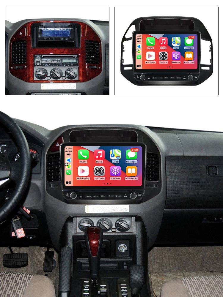 Navigatie dedicata Pajero V73 cu butoane rotative model 2024, 9 Inch, 2GB RAM 32GB ROM, Quadcore, Android 13, WiFi, Bluetooth, Magazin Play [4]