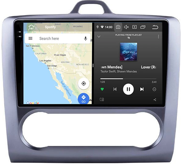 Navigatie dedicata Ford Focus ( 2004 - 2011 ), 12GB RAM 256GB ROM, Android 13, Rezolutie 2K, Display QLED, 9", DSP, Carplay, Android Auto, Internet, Youtube, Waze, Wi Fi, USB [3]