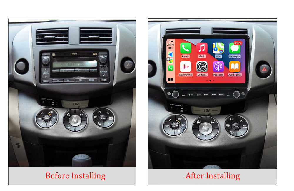 Navigatie dedicata RAV4 2005-2013 cu butoane rotative model 2024, 9 Inch, 2GB RAM 32GB ROM, Quadcore, Android 13, WiFi, Bluetooth, Magazin Play [5]