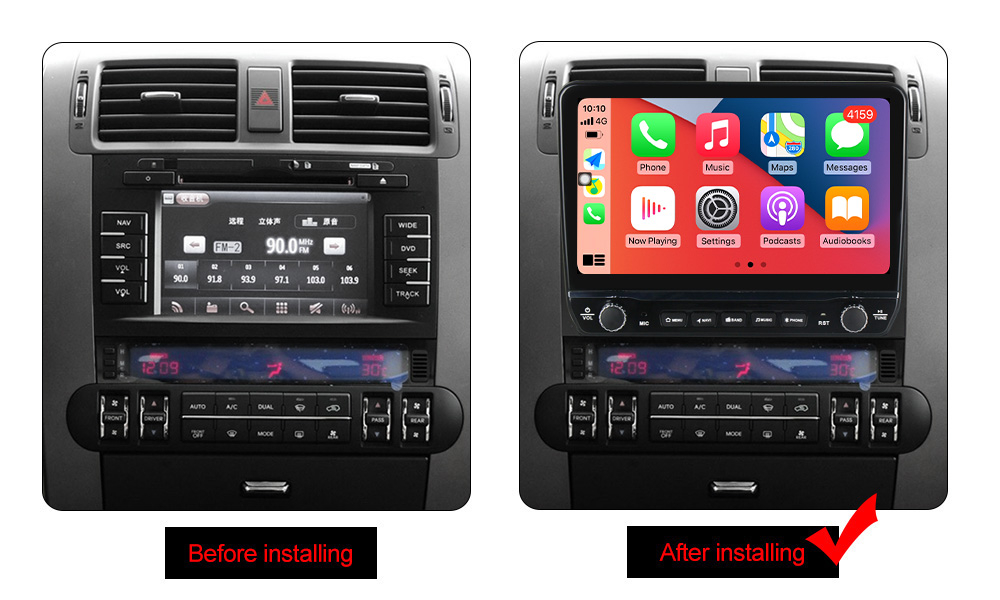 Navigatie dedicata Borrego Mohave 2008-2012 cu butoane rotative model 2024, 9 Inch, 2GB RAM 32GB ROM, Quadcore, Android 13, WiFi, Bluetooth, Magazin Play [5]