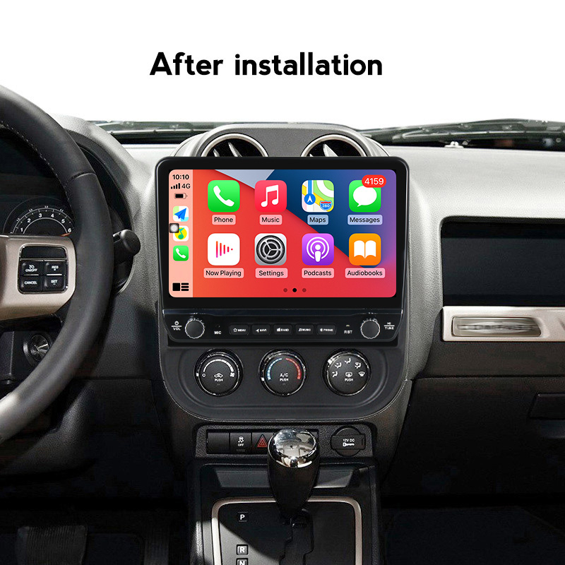 Navigatie dedicata Compass 2009-2015 cu butoane rotative model 2024, 10 Inch, 2GB RAM 32GB ROM, Quadcore, Android 13, WiFi, Bluetooth, Magazin Play [3]