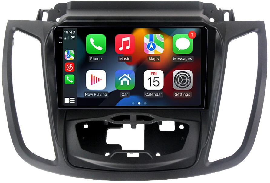 Navigatie dedicata Ford Kuga 2 Escape 3 2012-2019, 12GB RAM 256GB ROM, Android 13, Rezolutie 2K, Display QLED, 9", DSP, Carplay, Android Auto, Internet, Youtube, Waze, Wi Fi, USB [2]