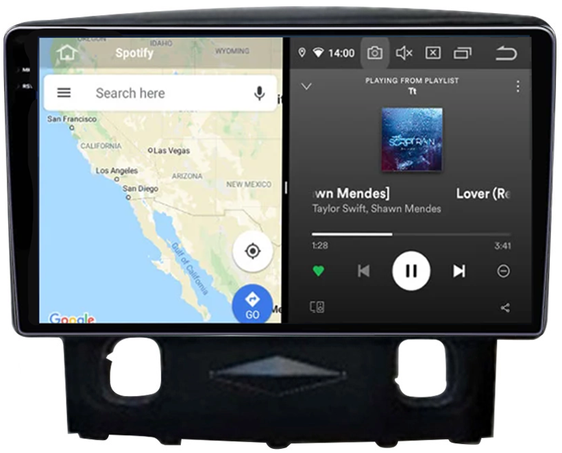 Navigatie dedicata Ford Kuga 2008-2010, 12GB RAM 256GB ROM, Android 13, Rezolutie 2K, Display QLED, 9", DSP, Carplay, Android Auto, Internet, Youtube, Waze, Wi Fi, USB [3]