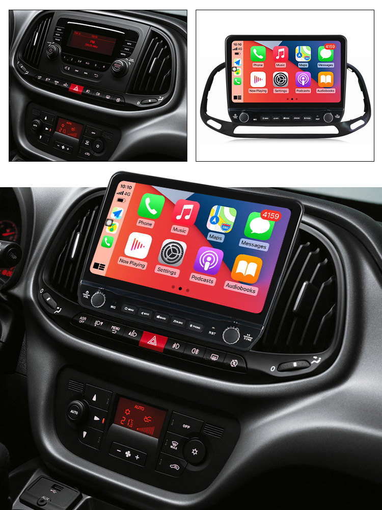 Navigatie dedicata Doblo 2015-2019 cu butoane rotative model 2024, 9 Inch, 2GB RAM 32GB ROM, Quadcore, Android 13, WiFi, Bluetooth, Magazin Play [4]