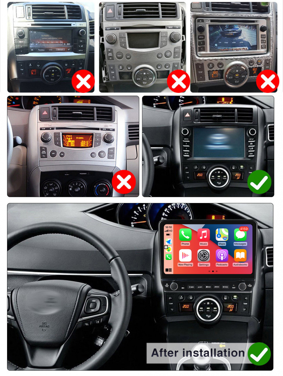 Navigatie dedicata Verso 2009-2018 cu butoane rotative model 2024, 9 Inch, 2GB RAM 32GB ROM, Quadcore, Android 13, WiFi, Bluetooth, Magazin Play [5]