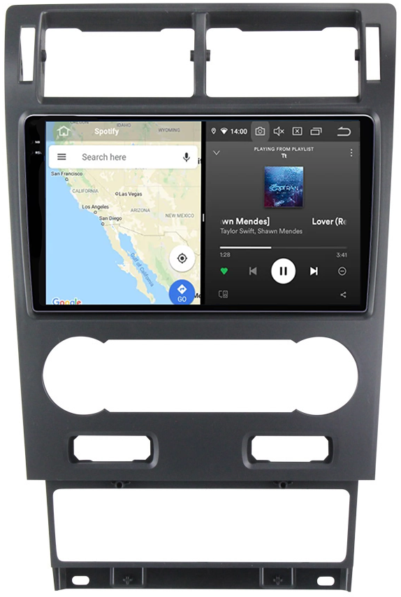 Navigatie dedicata Ford Mondeo 2000-2007, 12GB RAM 256GB ROM, Android 13, Rezolutie 2K, Display QLED, 9", DSP, Carplay, Android Auto, Internet, Youtube, Waze, Wi Fi, USB [5]