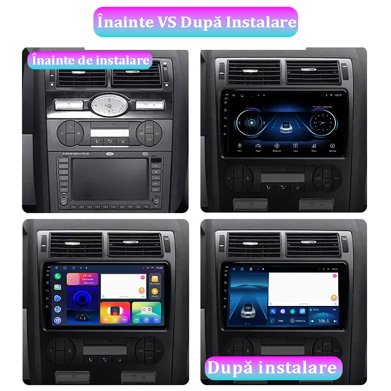 (Resigilata) Navigatie dedicata Ford Mondeo 2000-2007, 2GB RAM 32GB ROM, Quad Core, Display 9" IPS Full HD, Carplay, Android 13, Bluetooth, Magazin Play, Suport camere AHD [5]