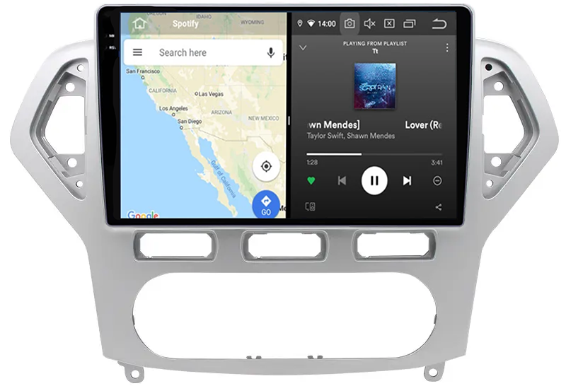 Navigatie dedicata Ford Mondeo 2006-2010, 12GB RAM 256GB ROM, Android 13, Rezolutie 2K, Display QLED, 10", DSP, Carplay, Android Auto, Internet, Youtube, Waze, Wi Fi, USB [4]