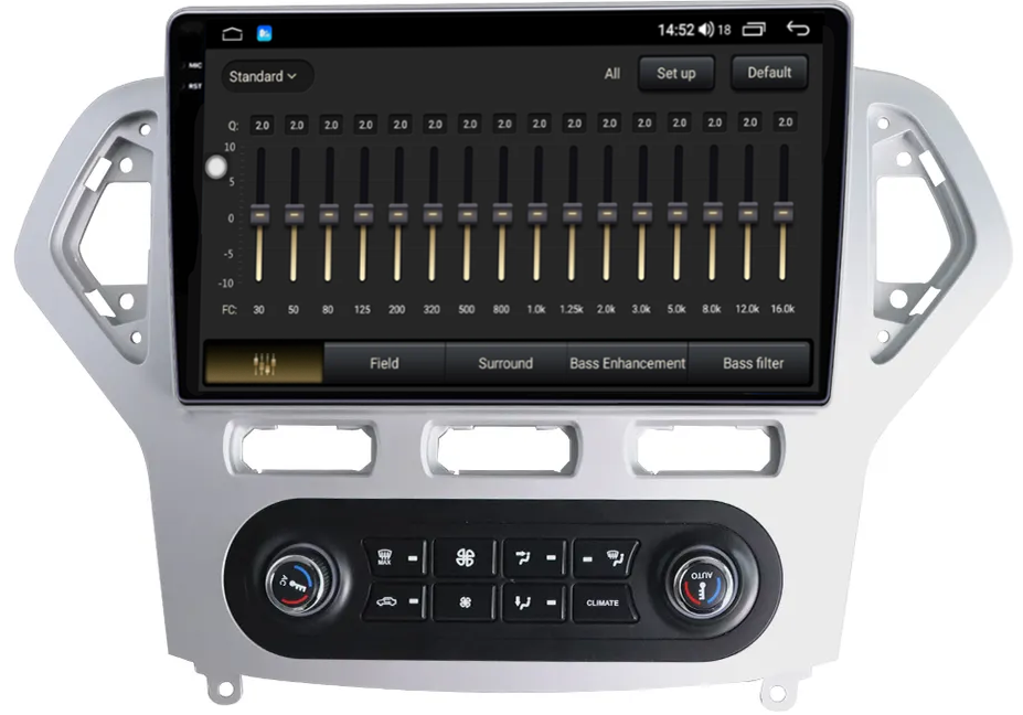 Navigatie dedicata Ford Mondeo 2007-2010, 12GB RAM 256GB ROM, Android 13, Rezolutie 2K, Display QLED, 10.1", DSP, Carplay, Android Auto, Internet, Youtube, Waze, Wi Fi, USB [3]