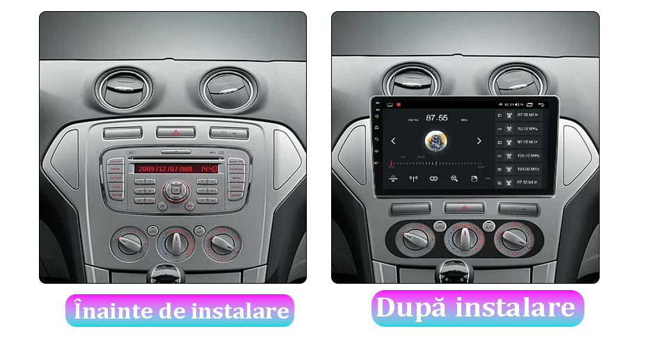 (Resigilata) Navigatie dedicata Ford Mondeo 2007-2010, 2GB RAM 32GB ROM, Quad Core, Display 10" IPS Full HD, Carplay, Android 13, Bluetooth, Magazin Play, Suport camere AHD [5]