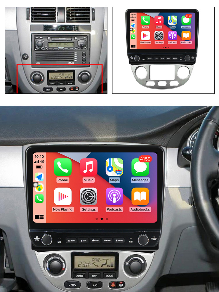 Navigatie dedicata Buick Excelle 2004-2013 cu butoane rotative model 2024, 10 Inch, 2GB RAM 32GB ROM, Quadcore, Android 13, WiFi, Bluetooth, Magazin Play [3]
