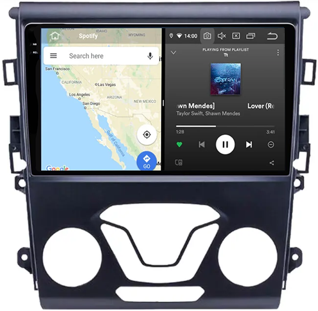 Navigatie dedicata Ford Mondeo ( 2013 + ), 12GB RAM 256GB ROM, Android 13, Rezolutie 2K, Display QLED, 9", DSP, Carplay, Android Auto, Internet, Youtube, Waze, Wi Fi, USB [4]