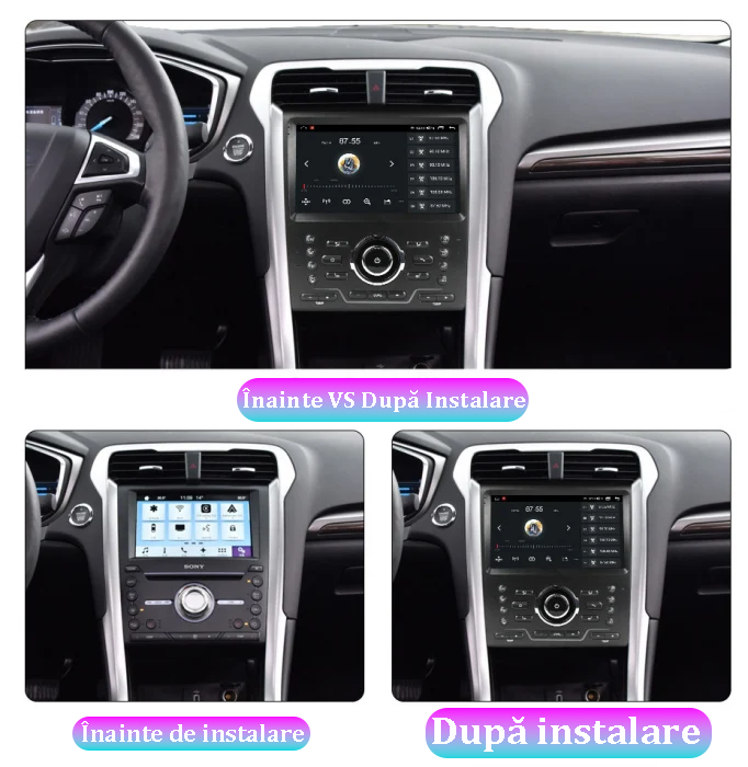(Resigilata) Navigatie dedicata Ford Mondeo 2013+, 2GB RAM 32GB ROM, Quad Core, Display 9" IPS Full HD, Carplay, Android 13, Bluetooth, Magazin Play, Suport camere AHD [2]