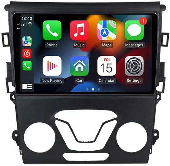 Navigatie dedicata Ford Mondeo 2014-2019, 12GB RAM 256GB ROM, Android 13, Rezolutie 2K, Display QLED, 9", DSP, Carplay, Android Auto, Internet, Youtube, Waze, Wi Fi, USB [2]