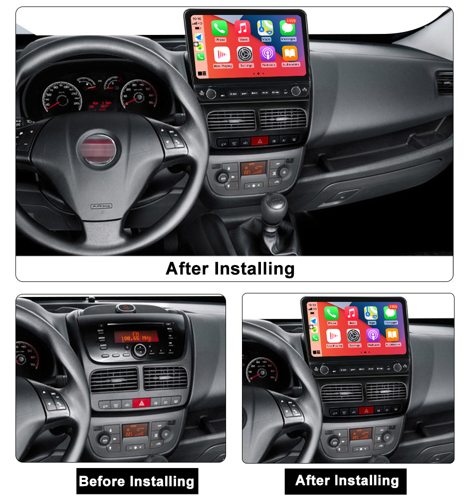Navigatie dedicata Fiat Doblo 2015 cu butoane rotative model 2024, 9 Inch, 2GB RAM 32GB ROM, Quadcore, Android 13, WiFi, Bluetooth, Magazin Play [5]