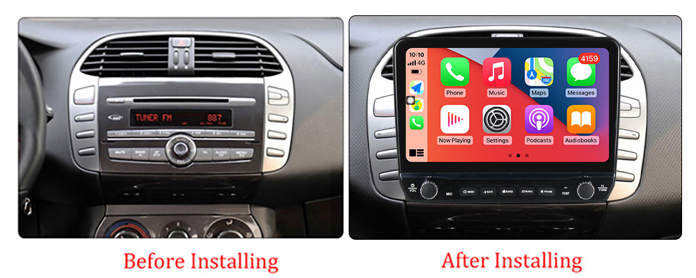 Navigatie dedicata Bravo 2007-2012 cu butoane rotative model 2024, 9 Inch, 2GB RAM 32GB ROM, Quadcore, Android 13, WiFi, Bluetooth, Magazin Play [5]