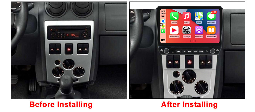 Navigatie dedicata L90 2004-2009 cu butoane rotative model 2024, 9 Inch, 2GB RAM 32GB ROM, Quadcore, Android 13, WiFi, Bluetooth, Magazin Play [5]