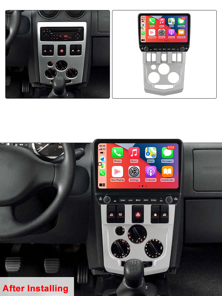 Navigatie dedicata L90 2004-2009 cu butoane rotative model 2024, 9 Inch, 2GB RAM 32GB ROM, Quadcore, Android 13, WiFi, Bluetooth, Magazin Play [4]