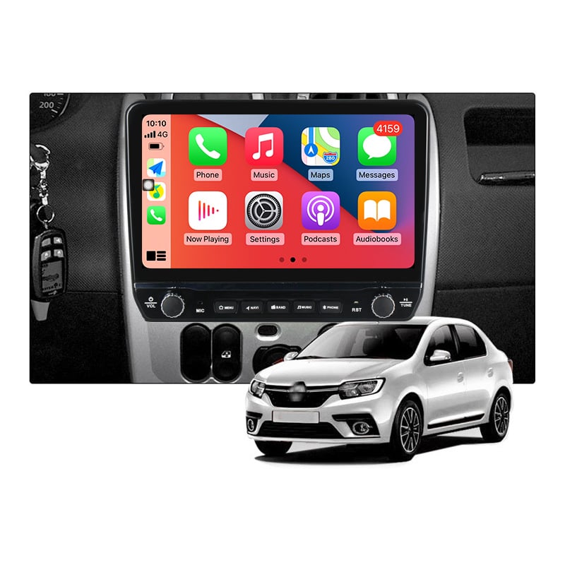 Navigatie dedicata Logan 2009-2015 cu butoane rotative model 2024, 9 Inch, 2GB RAM 32GB ROM, Quadcore, Android 13, WiFi, Bluetooth, Magazin Play [2]