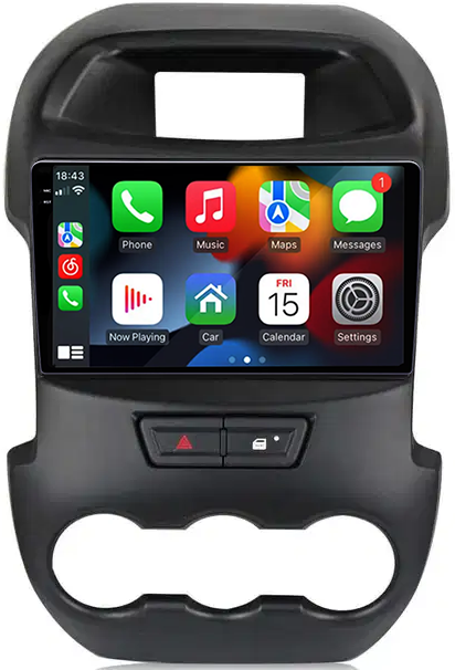 Navigatie dedicata Ford Ranger 2011-2016, 12GB RAM 256GB ROM, Android 13, Rezolutie 2K, Display QLED, 9", DSP, Carplay, Android Auto, Internet, Youtube, Waze, Wi Fi, USB [2]