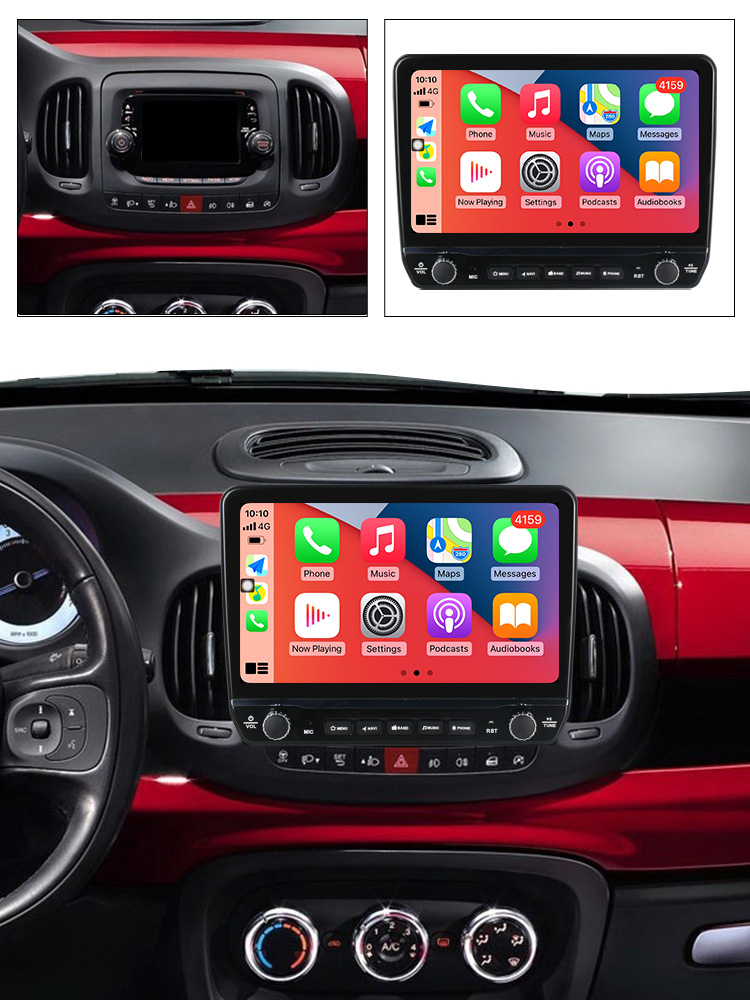 Navigatie dedicata Fiat 500L 2012-2017 cu butoane rotative model 2024, 9 Inch, 2GB RAM 32GB ROM, Quadcore, Android 13, WiFi, Bluetooth, Magazin Play [4]