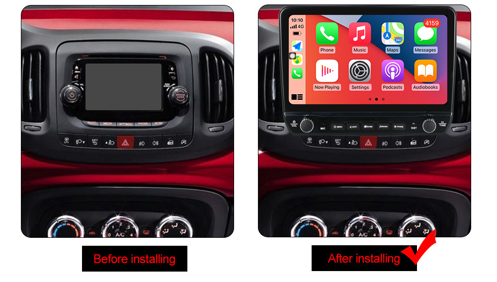 Navigatie dedicata Fiat 500L 2012-2017 cu butoane rotative model 2024, 9 Inch, 2GB RAM 32GB ROM, Quadcore, Android 13, WiFi, Bluetooth, Magazin Play [5]
