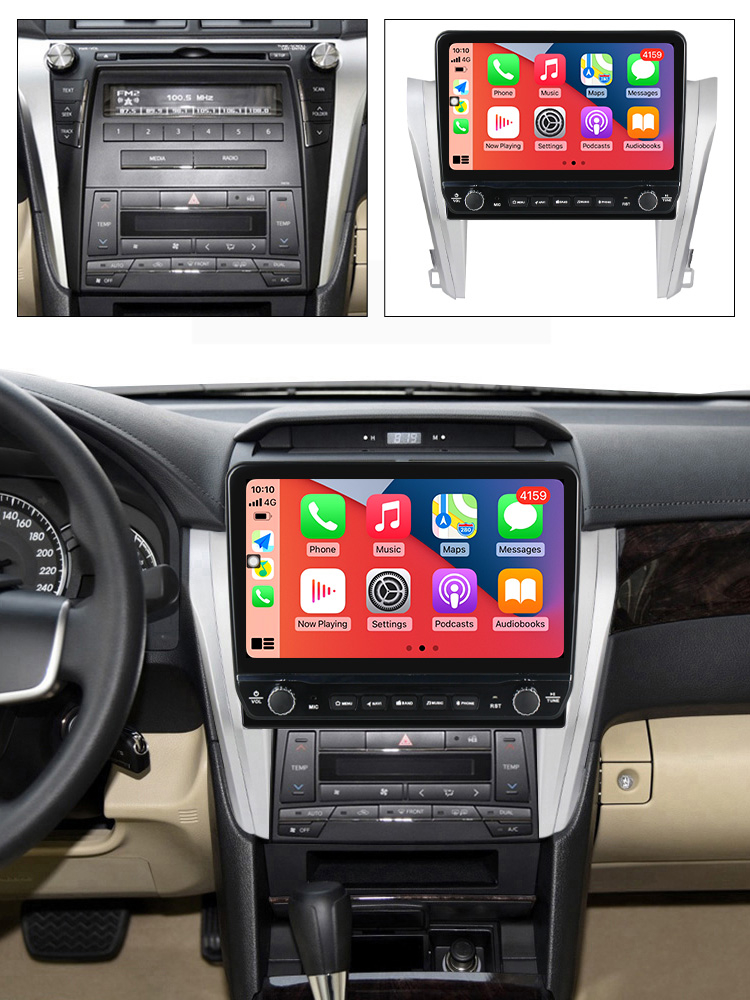Navigatie dedicata Camry 2015-2017 cu butoane rotative model 2024, 10 Inch, 2GB RAM 32GB ROM, Quadcore, Android 13, WiFi, Bluetooth, Magazin Play [4]