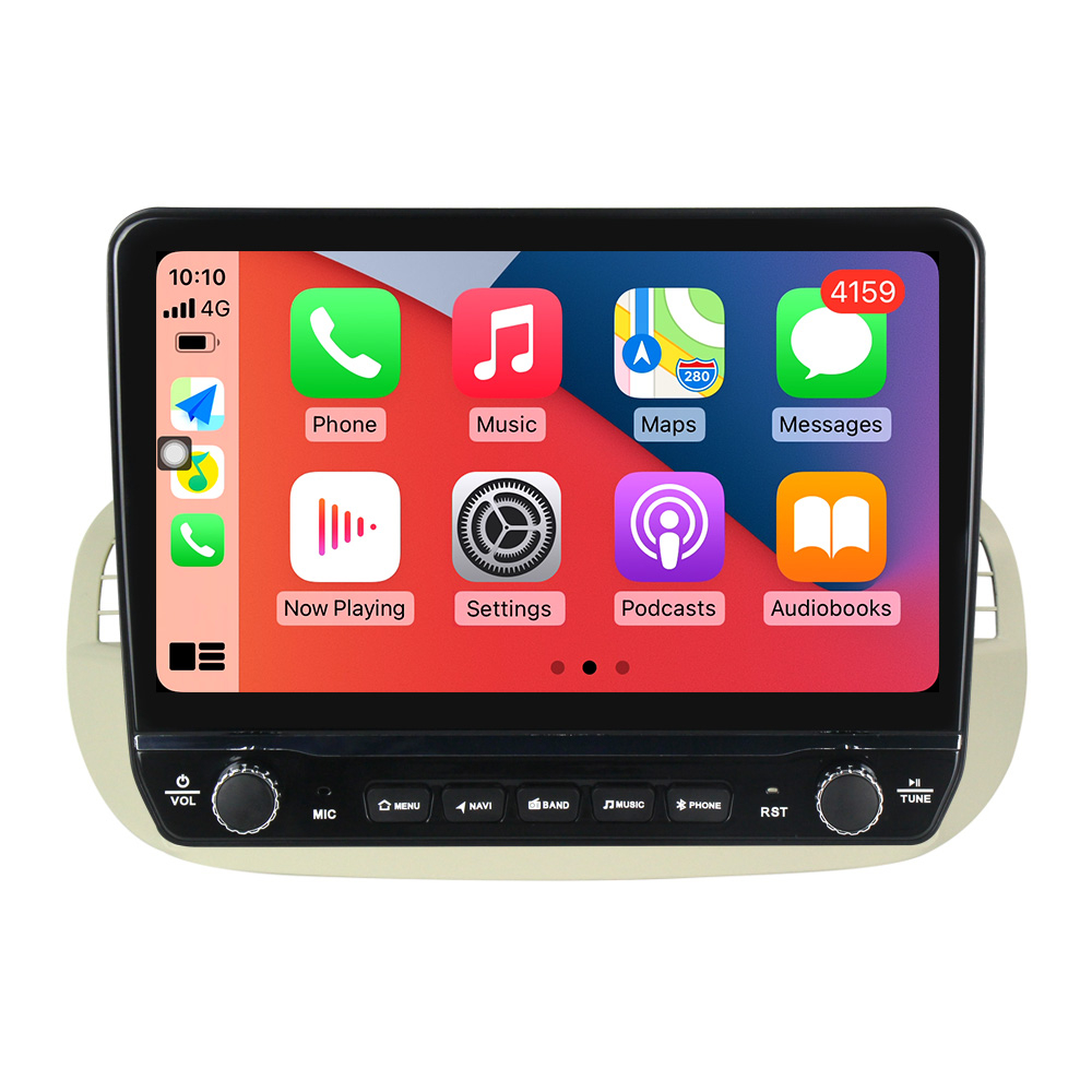 Navigatie dedicata Fiat 500 cu butoane rotative model 2024, 9 Inch, 2GB RAM 32GB ROM, Quadcore, Android 13, WiFi, Bluetooth, Magazin Play [2]